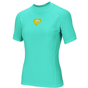 Damen Lycra T-Shirt Aqua Marina ALLUV MENTOL, kr. Ärmel