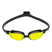 Schwimmbrille Aqua Sphere XCEED Titanium Mirror Lenses Yellow/Black Strap