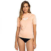 Damen-Lycra-T-Shirt Roxy SALMON mit kurzen Ärmeln