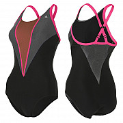 Women's swimwear Aqua Sphere CARA schwarz/rosa
