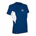 Damen Lycra T-Shirt Aqua Lung LOOSE FIT blau/weiß Kurzarm