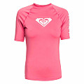 Damen-Lycra-T-Shirt Roxy Shocking Pink mit kurzen Ärmeln