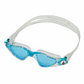 Kinderschwimmbrille Aqua Sphere KAYENNE JUNIOR blaue Brille - transp./aqua