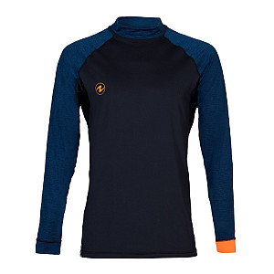 Herren-Lycra-Shirt Aqua Lung SLIM FIT schwarz/blau, langärmelig