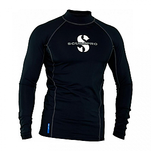 Herren-Lycra-Shirt Scubapro T-FLEX BLACK UPF80, langärmelig