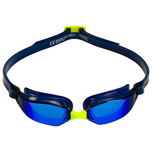 Aqua Sphere XCEED Titan-Schwimmbrille. Spiegelglas blau