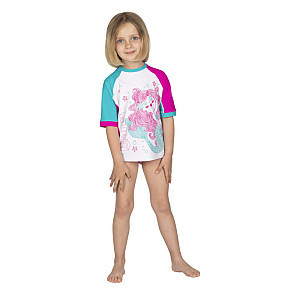 Lycra-Shirt für Kinder Mares SEASIDE RASHGUARD SHIELD KID GIRL