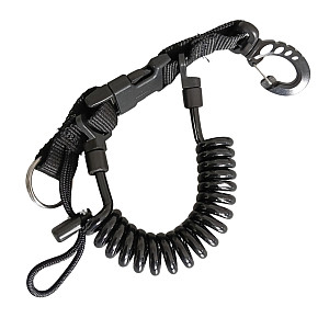 Aropec Karabiner mit Spirale