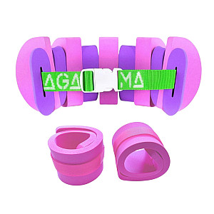 Agama SWIM Schwimmgürtel (pink/lila) Agama EVA-Ärmel