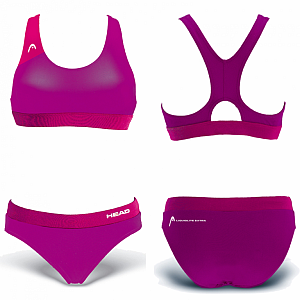 Damen Badeanzug Head VOLLEY BIKINI rosa - DE30