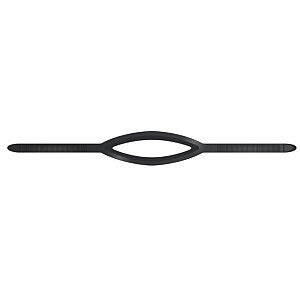 Universelles Silikon-Maskenband 16 mm - Schwarz