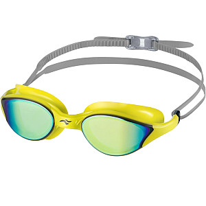 Aqua Speed ​​Vortex Mirror Schwimmbrille mit Etui - Bernstein