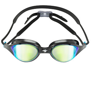 Aqua Speed ​​Vortex Mirror Schwimmbrille mit Etui, Schwarz