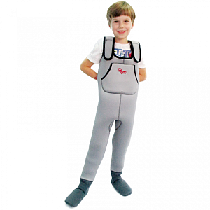 Wathose-Agama COLDWATER KIDS  5/6 mm - AUSVERKAUF - grau