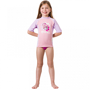 Rashguard shirt Mares RASHGUARD KID GIRL - Abverkauf - XL (6/7 Jahre) kr. Ärmel