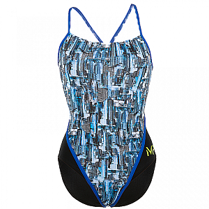 Mädchen-Badeanzug Michael Phelps CITY LADY RACING BACK - Ausverkauf - 16 Jahre (176 cm) DE28