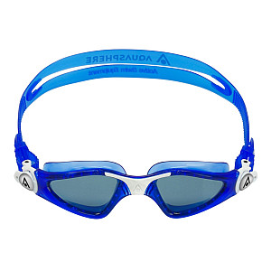 Schwimmbrille Aqua Sphere KAYENNE JUNIOR dunkles Visier Baby - Blau/Weiss