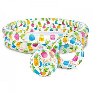 Aufblasbarer Pool INTEX 59469 „ANANAS SET“, 132 x 28 cm - Ausverkauf