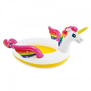 Aufblasbarer Pool Intex 57441 Einhorn mit Dusche 272 x 193 x 104 cm