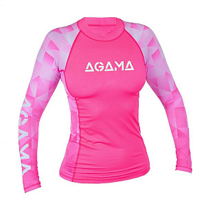 Damen Lycra T-Shirt Agama PINK LADY, lange Ärmel