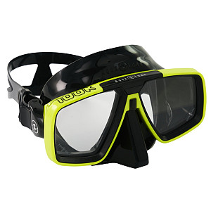 Taumaske Aqua Lung LOOK BLACK - lime