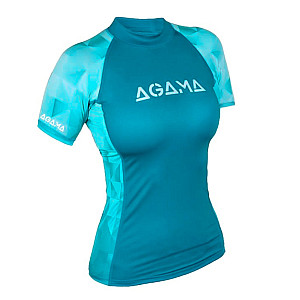 Damen Lycra T-Shirt Agama AQUA LADY, Kurzarm