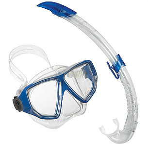 Tauchset Aqua Lung COMBO OYSTER LX und AIRFLEX LX SNORKEL - Blau