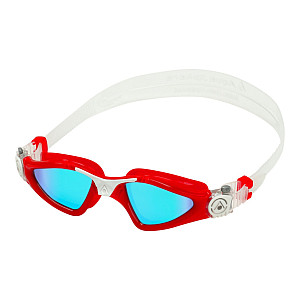 Schwimmbrille Aqua Sphere KAYENNE SMALL Titan. Spiegelglas blau - rot/Weiss