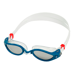 Schwimmbrille Aqua Sphere KAIMAN EXO Titan. silberne Spiegelgläser - Benzin/Transp.