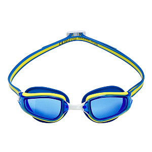 Schwimmbrille Aqua Sphere FASTLANE BLUE LENS - Blau/Gelb