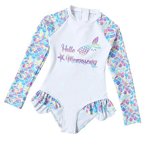 Mädchen-Badeanzug SHN MERMAID - Ausverkauf - 100