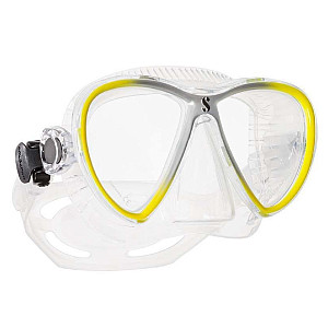 Maske Scubapro SYNERGY TWIN TRUFIT –transparentes-Silikon - gelb