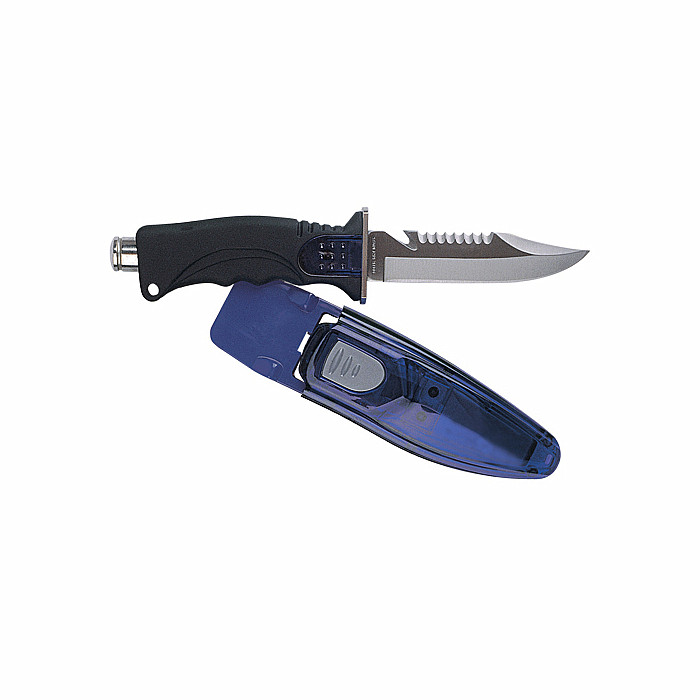 Tauchermesser Gelb-schwarz - Mit Holster Und Reißklinge