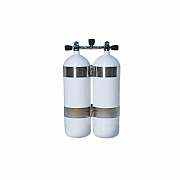 Tauchflasche Vítkovice twin 2x20 L/230 bar konvex