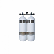 Tauchflasche Vítkovice twin 2x18 L/230 bar konvex