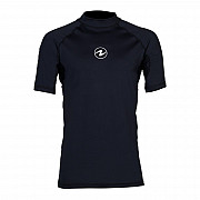 Herren-Lycra-Shirt Aqua Lung SLIM FIT schwarz, Kurzarm