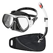 Schnorchel-Set Maske und Schnorchel Dive Team DEEP VISION antifog