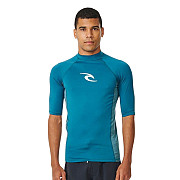 Lycra-T-Shirt für Herren RIP CURL WAVES, kurze Ärmel
