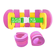 SET Schwimmgürtel Agama SWIM (pink/gelb) Agama EVA-Ärmel