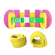 SET Schwimmgürtel Agama SWIM (pink/gelb) Agama EVA-Ärmel