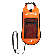 Schwimmboje für offenes Wasser mit 17-Liter-Tasche, orange