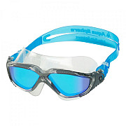 Schwimmbrille Aqua Sphere VISTA Glas Spiegel transp./grau