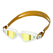 Schwimmbrille Aqua Sphere KAYENNE SMALL Titan. goldenes Spiegelglas