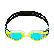 Schwimmbrille Aqua Sphere KAIMAN EXO Titan. Spiegelglas blau