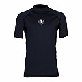 Herren-Lycra-Shirt Aqua Lung SLIM FIT schwarz, kurzärmelig