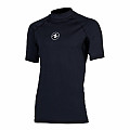 Herren-Lycra-Shirt Aqua Lung SLIM FIT schwarz, Kurzarm