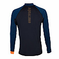 Herren-Lycra-T-Shirt Aqua Lung SLIM FIT schwarz/blau, lange Ärmel