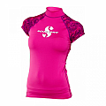 Damen Rashguard Scubapro RASHGUARD FLAMINGO UPF50, kurze Ärm.