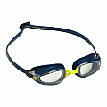 Schwimmbrille Aqua Sphere FASTLANE klare Gläser blau/gelb