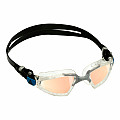 Schwimmbrille Aqua Sphere KAYENNE PRO Spiegelgläser schillernd - transparent/grau